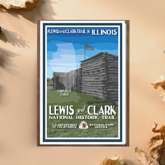 Lewis och Clark National Historic Trail Poster