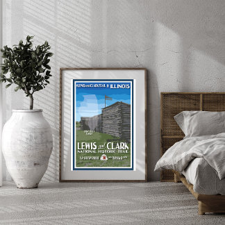 Lewis och Clark National Historic Trail Poster