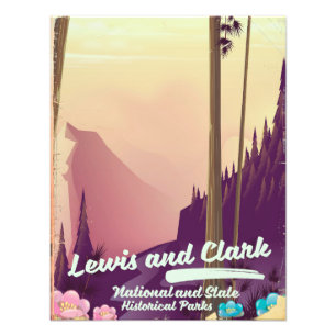 Lewis och Clark National och State Park poster