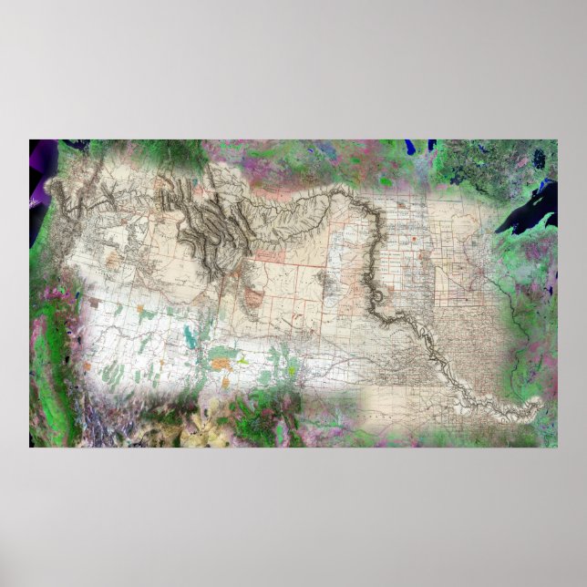 Lewis och Clark Poster (Framsidan)