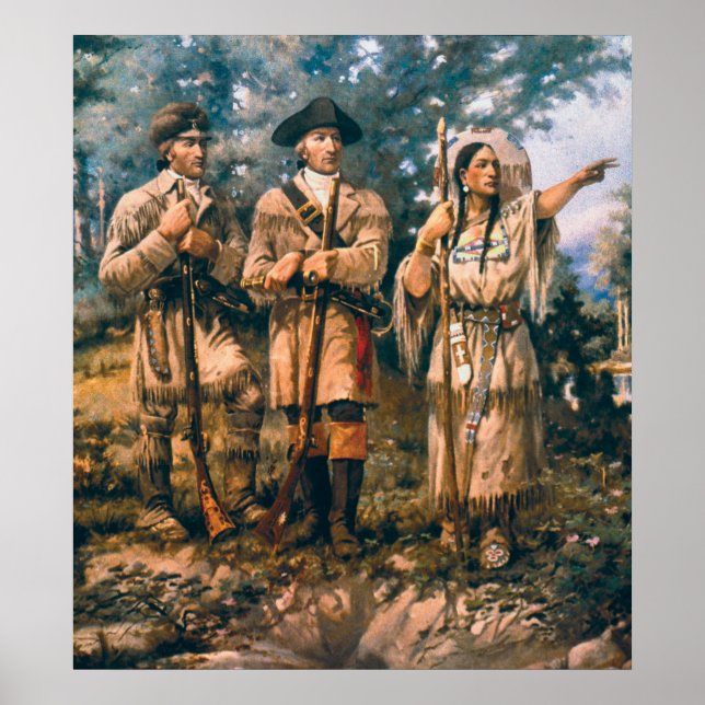 Lewis och Clark, Sacagawea Poster (Framsidan)
