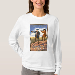 Lewis och Clark - uddbesvikelse, Oregon T-shirt