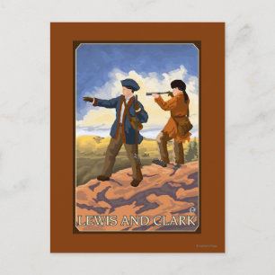 Lewis och Clark Utforska Västern Vykort