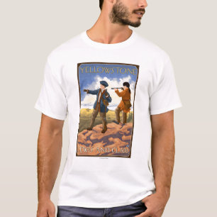 Lewis och Clark - Yellowstone nationalpark Tee
