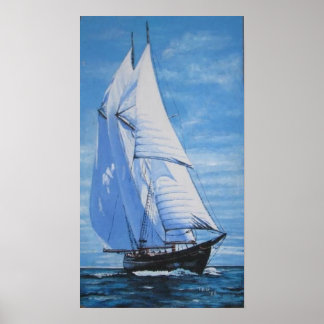 Lewis segelbåt poster