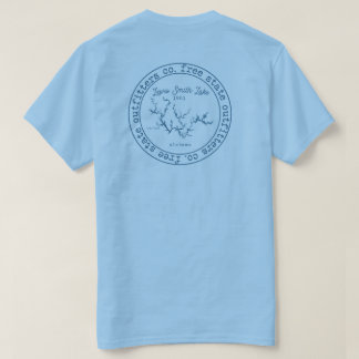 Lewis Smith Sjö Dubbla-Sided Karta Tee