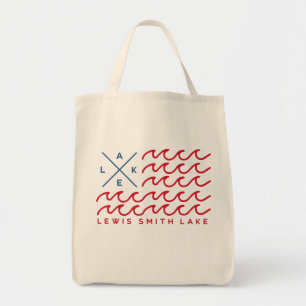 Lewis Smith Sjö Flagga Wave Tote Tygkasse