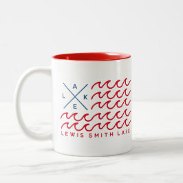 Lewis Smith Sjö Wave Flagga Mugg