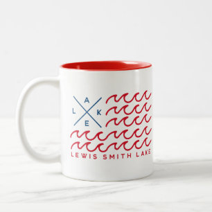 Lewis Smith Sjö Wave Flagga Mugg