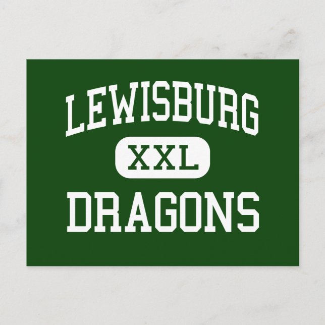 Lewisburg - Dragons - High - Lewisburg Vykort (Framsida)