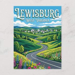 Lewisburg USA översätts till svenska som Lewisburg Vykort