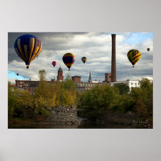 Lewiston Maine Luftballongs Poster
