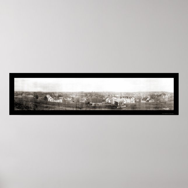 Lewiston, ME Photo 1910 Poster (Framsidan)