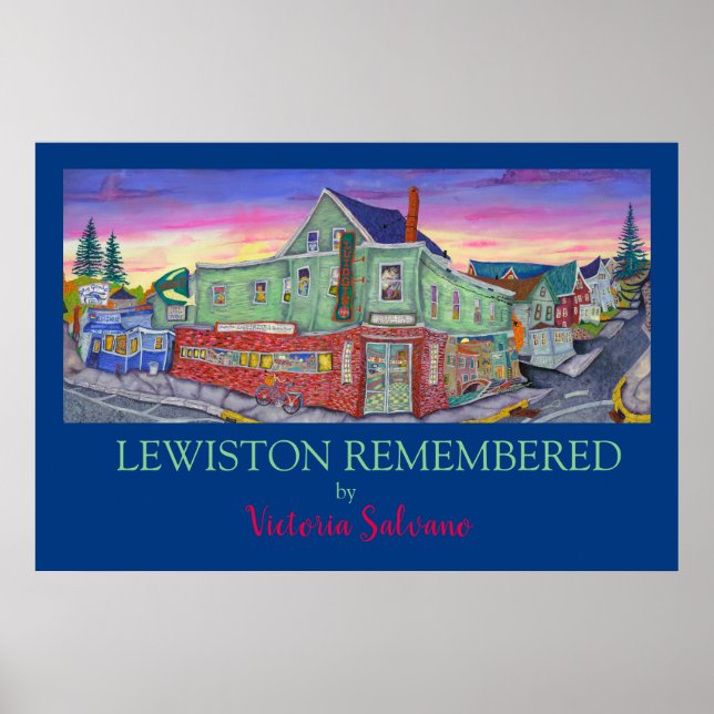 Lewiston Rememberd Poster (Framsidan)