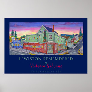 LEWISTON REMEMBERED AV Victoria Salvano Poster