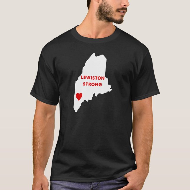 Lewiston Strong T Shirt (Framsida)