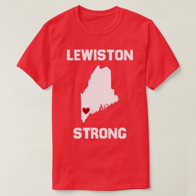 Lewiston Strong TShirt 3 T Shirt (Design framsida)