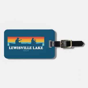 Lewisville Sjö Texas Canoe Bagagebricka
