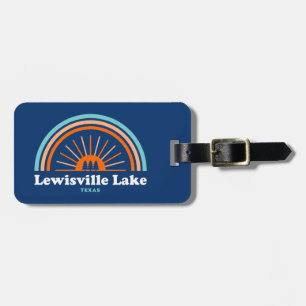 Lewisville Sjö Texas Rainbow Bagagebricka