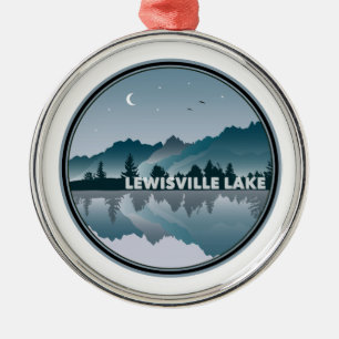 Lewisville Sjö Texas Reflection Julgransprydnad Metall