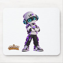 Lex Cool Futuristisk AI Robot Spelmatta