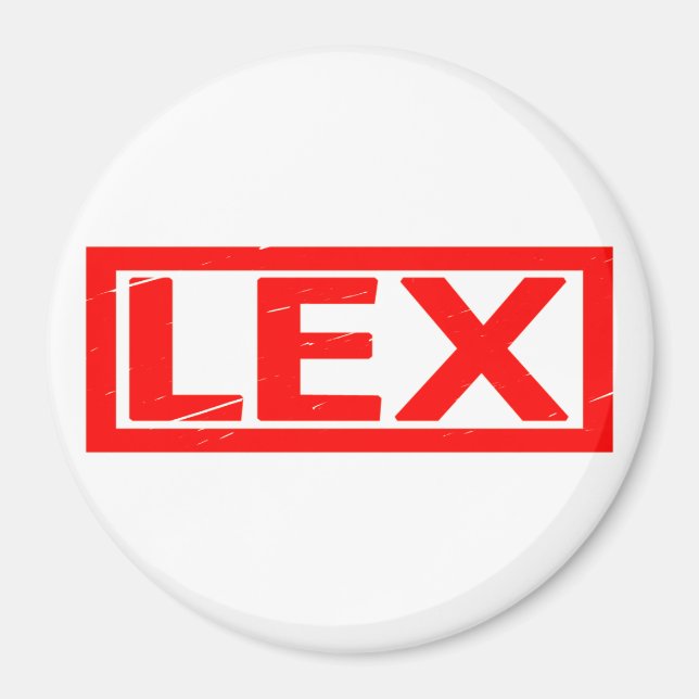 Lex Frimärke Magnet (Framsidan)
