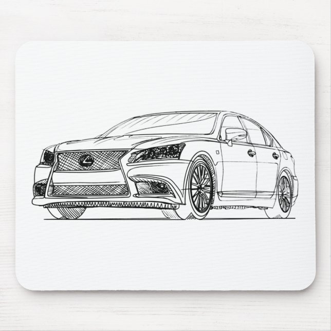 Lex LS460 Fsport 2013 Musmatta (Framsidan)