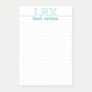 LEX TECH GRANSKA Företag brännmärker Post-it Block