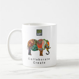 LexArt Collaborate Shirt v2 - Ljus färg Kaffemugg