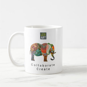 LexArt Collaborate Shirt v2 - Ljus färg Kaffemugg