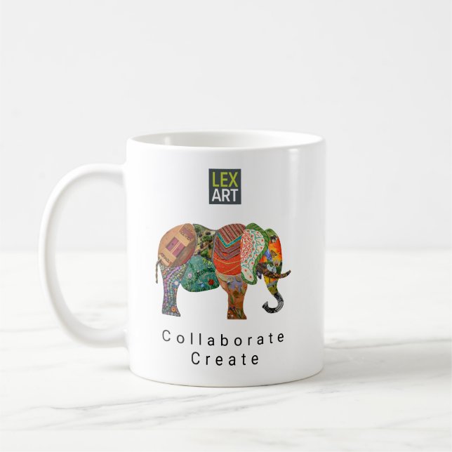 LexArt Collaborate Shirt v2 - Ljus färg Kaffemugg (Vänster)