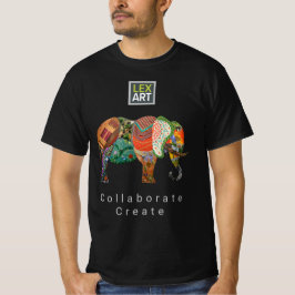 LexArt Collaborate Shirt v2 - Mörk Färg T Shirt
