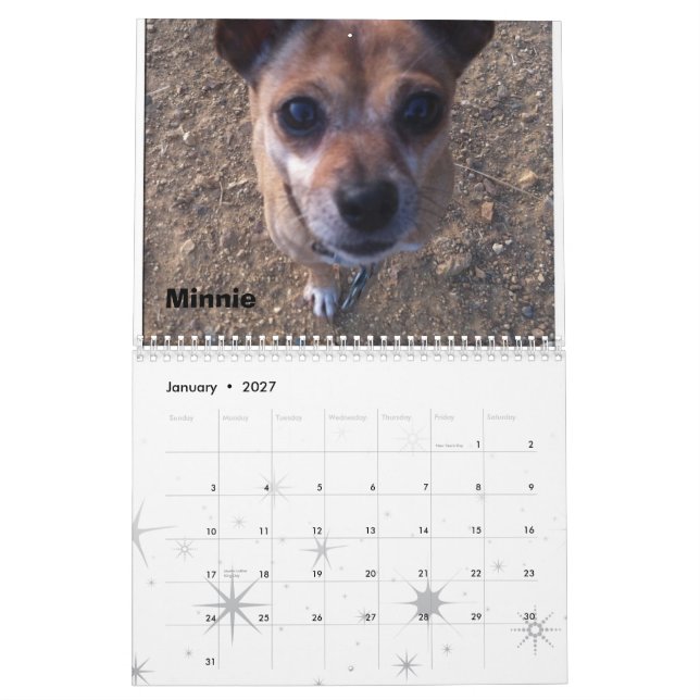 Lexi 2013 & vänhundkalender kalender (Jan 2027)