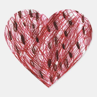 Lexi: Hjärtklämmare Hjärtformat Klistermärke