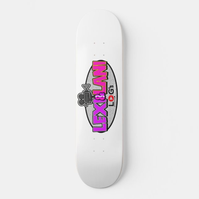 Lexi & Lani Deck Mini Skateboard Bräda 18,5 Cm (Framsida)