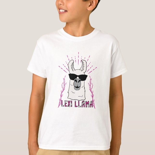 Lexi Llama T Shirt (Framsida)