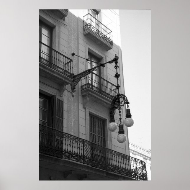 L'Exiample Poster Skriv ut (Barcelona, Spanien) (Framsidan)