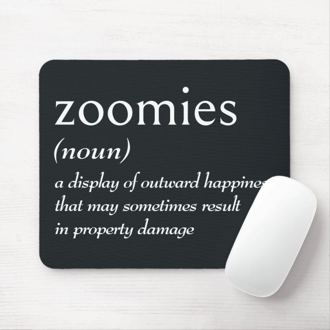 Lexikondefinition för ZOOMIES Musmatta (Med mus)