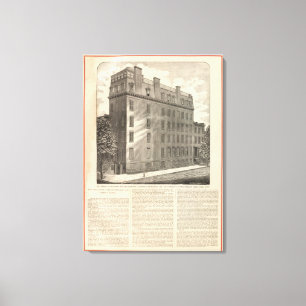 Lexington Avenue Turkiska och romerska Baths Canvastryck
