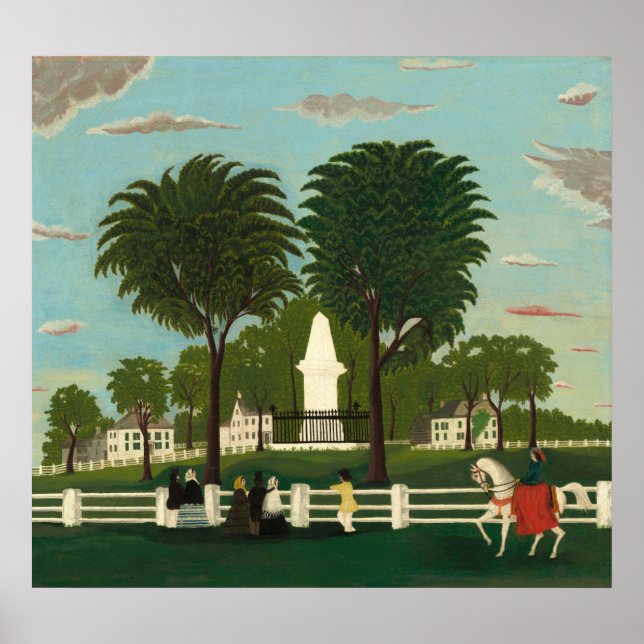 Lexington Battle Monument - Fin konst Poster (Framsidan)