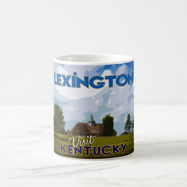Lexington, besök Kentucky... Kaffemugg (Center)