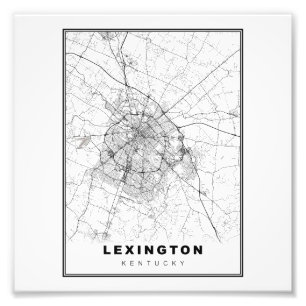 Lexington Karta Fototryck
