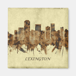 Lexington Kentucky Cityscape Magnet