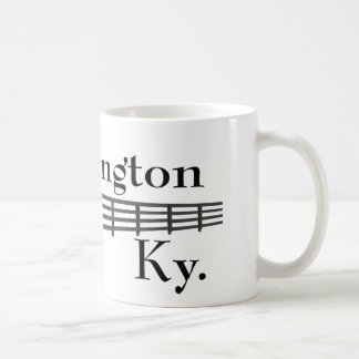 Lexington Kentucky häst och staket Kaffemugg