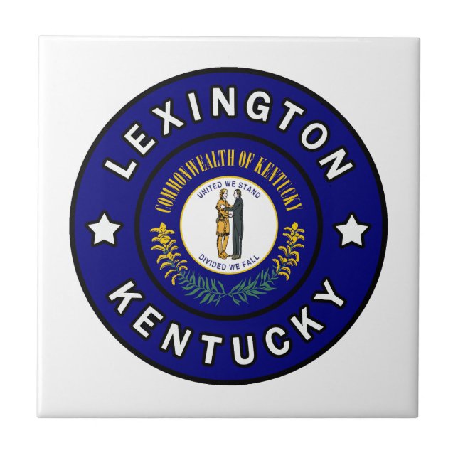 Lexington Kentucky Kakelplatta (Framsidan)