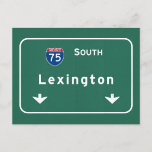 Lexington Kentucky ky Interstate Highway Freeway : Vykort
