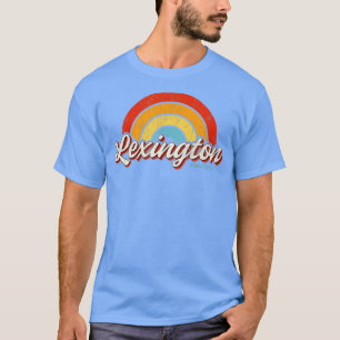 Lexington Kentucky KY Vintage Rainbow Retro 70 s T Shirt