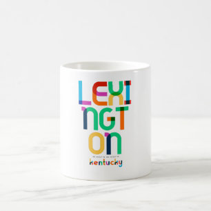 Lexington Kentucky Mid Century, Pop Art. Kaffemugg