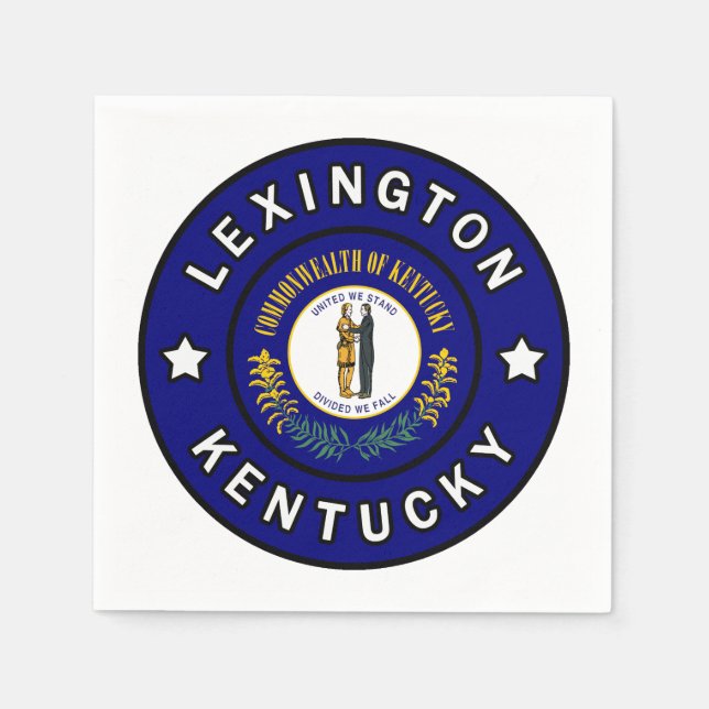 Lexington Kentucky Pappersservett (Framsidan)
