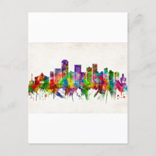 Lexington Kentucky Skyline Inbjudan Vykort